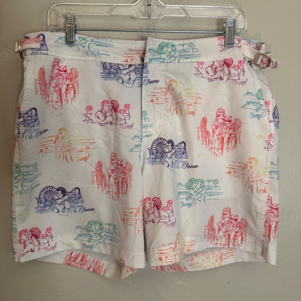 Bang Swim Trunks XL runs small Gently worn 6" inseam 85% polyester/15% elastane - Picture 2 of 8